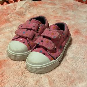 Pink Confetti toddler sneakers